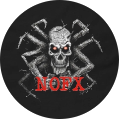 NOFX Motiv 18 Anstecker mit Sicherheitsnadel Ø 25 mm