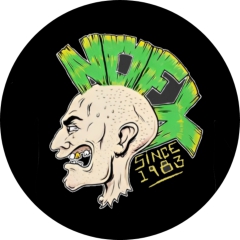 NOFX Motiv 21 Anstecker mit Sicherheitsnadel Ø 25 mm