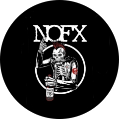 NOFX Motiv 26 Anstecker mit Sicherheitsnadel Ø 25 mm