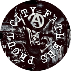 Proud City Fathers Motiv 3 Anstecker mit Sicherheitsnadel Ø 25 mm