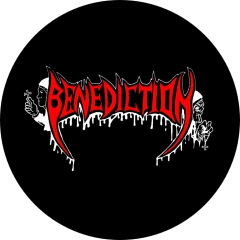 Benediction Motiv 2 Anstecker mit Sicherheitsnadel Ø 25 mm