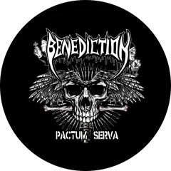 Benediction Motiv 4 Anstecker mit Sicherheitsnadel Ø 25 mm