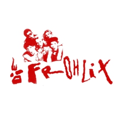 Frohlix, Die Frohlix Motiv 2 Anstecker mit Sicherheitsnadel Ø 25 mm