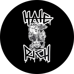 Hate The Rich Motiv 1 Anstecker mit Sicherheitsnadel Ø 25 mm