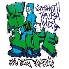 25 Ta Life Motiv 1 Anstecker mit Sicherheitsnadel Ø 25 mm