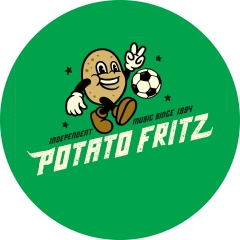 Potato Fritz Motiv 1 Anstecker mit Sicherheitsnadel Ø 25 mm