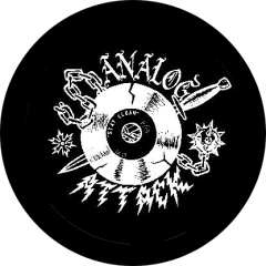 Analog Attack Motiv 1 Anstecker mit Sicherheitsnadel Ø 25 mm