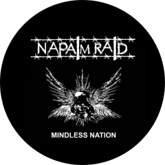 Napalm Raid Motiv 4 Anstecker mit Sicherheitsnadel Ø 25 mm