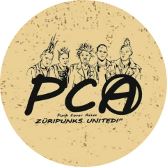 PCA Punk Cover Asses Motiv 1 Anstecker mit Sicherheitsnadel Ø 25 mm