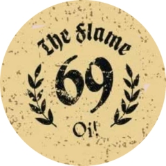 Flame, The Flame Motiv 1 Anstecker mit Sicherheitsnadel Ø 25 mm