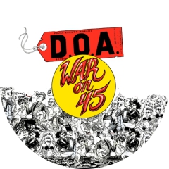 D.O.A. Motiv 6 Anstecker mit Sicherheitsnadel Ø 25 mm