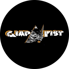 Gimp Fist Motiv 2 Anstecker mit Sicherheitsnadel Ø 25 mm