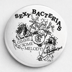 Sexy Bacterias Motiv 1 Anstecker mit Sicherheitsnadel Ø 25 mm