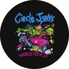 Circle Jerks Motiv O Anstecker mit Sicherheitsnadel Ø 25mm