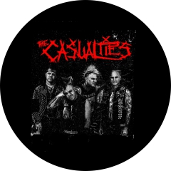Casualties, The Casualties Motiv 4 Anstecker mit Sicherheitsnadel Ø 25mm