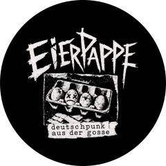 Eierpappe Motiv 1 Anstecker mit Sicherheitsnadel Ø 25 mm