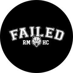 Failed Motiv 1 Anstecker mit Sicherheitsnadel Ø 25 mm