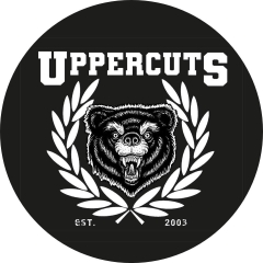 Uppercuts Motiv 1 Anstecker mit Sicherheitsnadel Ø 25 mm