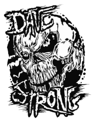 Dave Strong Motiv 3 Anstecker mit Sicherheitsnadel Ø 25 mm