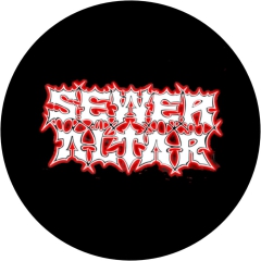 Sewer Altar Motiv 1 Anstecker mit Sicherheitsnadel Ø 25 mm