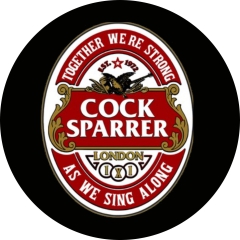 Cock Sparrer Motiv 8 Anstecker mit Sicherheitsnadel Ø 25 mm