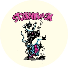 Stjernevask Motiv 1 Anstecker mit Sicherheitsnadel Ø 25 mm