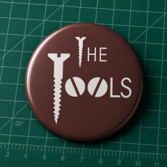 Tools, The Tools Motiv 1 Anstecker mit Sicherheitsnadel Ø 25 mm