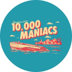 10,000 Maniacs 10.000 Maniacs Motiv 1 Anstecker mit Sicherheitsnadel Ø 25 mm