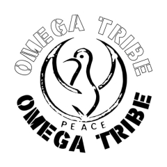 Omega Tribe Motiv 2 Anstecker mit Sicherheitsnadel Ø 25 mm
