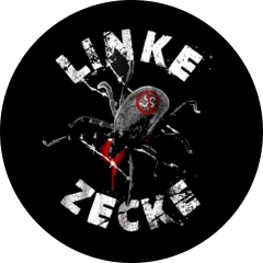 Linke Zecke Motiv 1 Anstecker mit Sicherheitsnadel Ø 25 mm