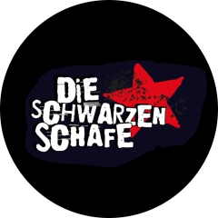 Schwarzen Schafe, Die Schwarzen Schafe Motiv 2 Anstecker mit Sicherheitsnadel Ø 25 mm