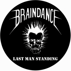Braindance Motiv 4 Anstecker mit Sicherheitsnadel Ø 25 mm