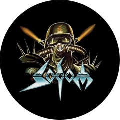 Sodom Motiv 5 Anstecker mit Sicherheitsnadel Ø 25 mm
