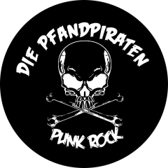 Pfandpiraten, Die Pfandpiraten Motiv 1 Anstecker mit Sicherheitsnadel Ø 25 mm