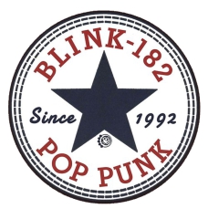 Blink-182 Motiv 4 Anstecker mit Sicherheitsnadel Ø 25 mm
