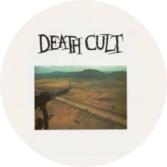 Death Cult Motiv 2 Anstecker mit Sicherheitsnadel Ø 25 mm