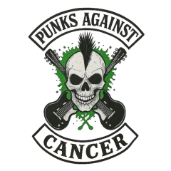 Punks Against Cancer Motiv 1 Anstecker mit Sicherheitsnadel Ø 25 mm