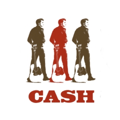 Cash, Johnny Cash Motiv 2 Anstecker mit Sicherheitsnadel Ø 25mm