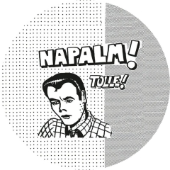 Napalm! Motiv 2 Anstecker mit Sicherheitsnadel Ø 25 mm