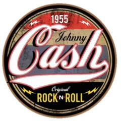 Cash, Johnny Cash Motiv 3 Anstecker mit Sicherheitsnadel Ø 25mm