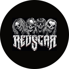 Redscar Motiv 1 Anstecker mit Sicherheitsnadel Ø 25 mm