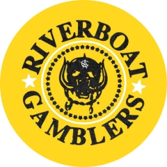 Riverboat Gamblers Motiv 2 Anstecker mit Sicherheitsnadel Ø 25 mm