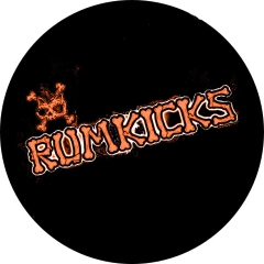 Rumkicks Motiv 4 Anstecker mit Sicherheitsnadel Ø 25 mm