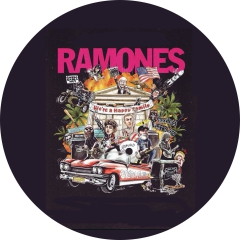 Ramones, The Ramones Motiv 45 Cretin Family Anstecker mit Sicherheitsnadel Ø 25mm