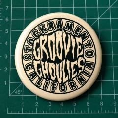 Groovie Ghoulies Motiv 1 Anstecker mit Sicherheitsnadel Ø 25 mm