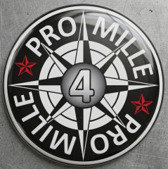 4 Promille Motiv 1 Anstecker mit Sicherheitsnadel Ø 25 mm