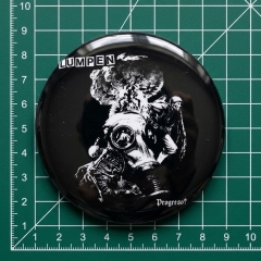 Lumpen Motiv 2 Anstecker mit Sicherheitsnadel Ø 25 mm