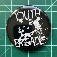 Youth Brigade Motiv 3 Anstecker mit Sicherheitsnadel Ø 25 mm