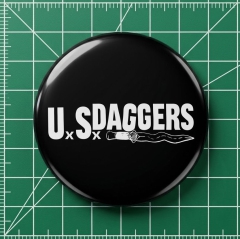 U.S. Daggers Motiv 1 Anstecker mit Sicherheitsnadel Ø 25 mm