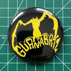 Guana Batz Motiv 1 Anstecker mit Sicherheitsnadel Ø 25 mm